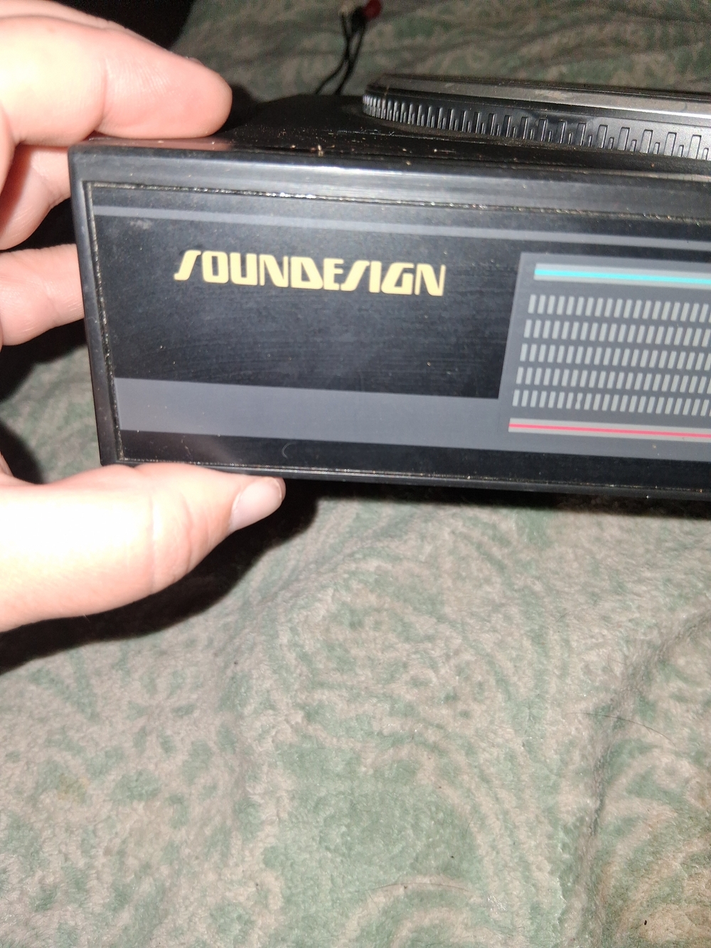 Vintage 1980s Black Turntable Record Player - Black - Picture 2 of 5